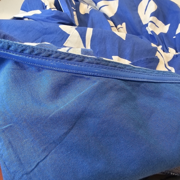 J. Crew Blue Floral One Shoulder Midi Dress Women's Size 12 NWT - Picture 3 of 13